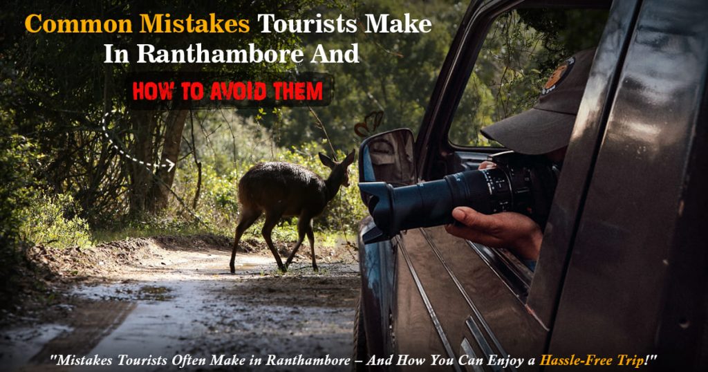 mistakes tourists make in ranthambore