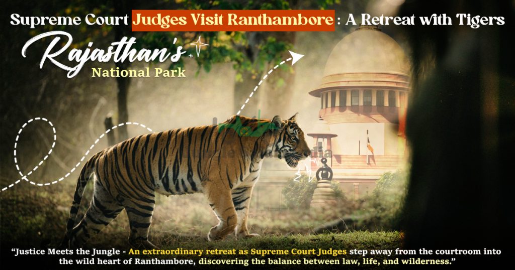Supreme Court Judges Visit Ranthambore- A Retreat with Tigers